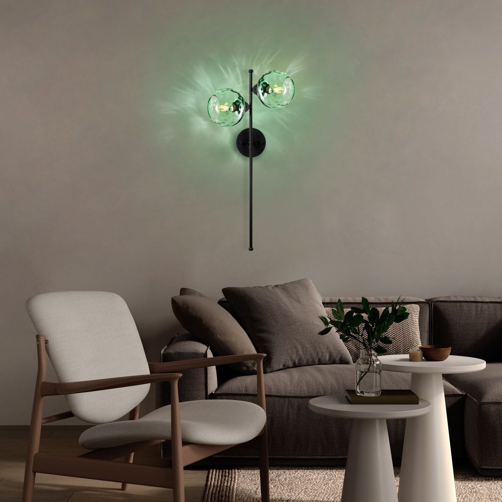 Zidna Lampa Benek - 15 - 14415, boje: Mint, Crna slika 1