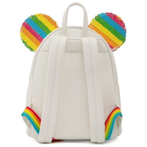 Loungefly Mini Ruksak Disney Sequin Rainbow Minnie slika 3