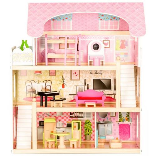 Eco Toys Drvena Kućica Za Lutke Fairy Tale Residence slika 3