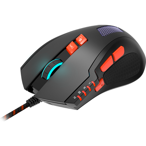 CANYON Wired Gaming Mouse with 8 programmable buttons, sunplus optical 6651 sensor, 4 levels of DPI default and can be up to 6400, 10 million times key life, 1.65m Braided USB cable slika 2