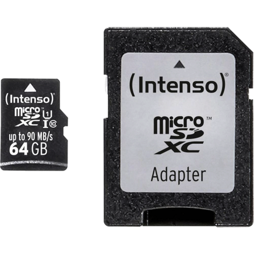 (Intenso) Micro SDHC/SDXC kartica 64GB Class 10, UHS-I +adapter, Pro - BULK MicroSD 64GB Class10 UHS-I Pro slika 1