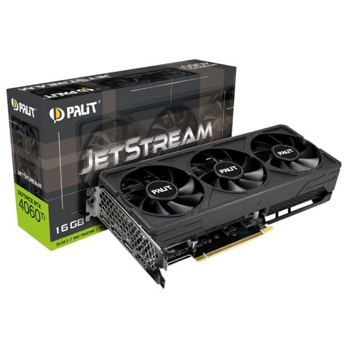 PALIT RTX4060Ti JetStream 16GB GDDR6 128bit 3-DP HDMI (NE6406T019T1-1061J) grafička karta slika 1