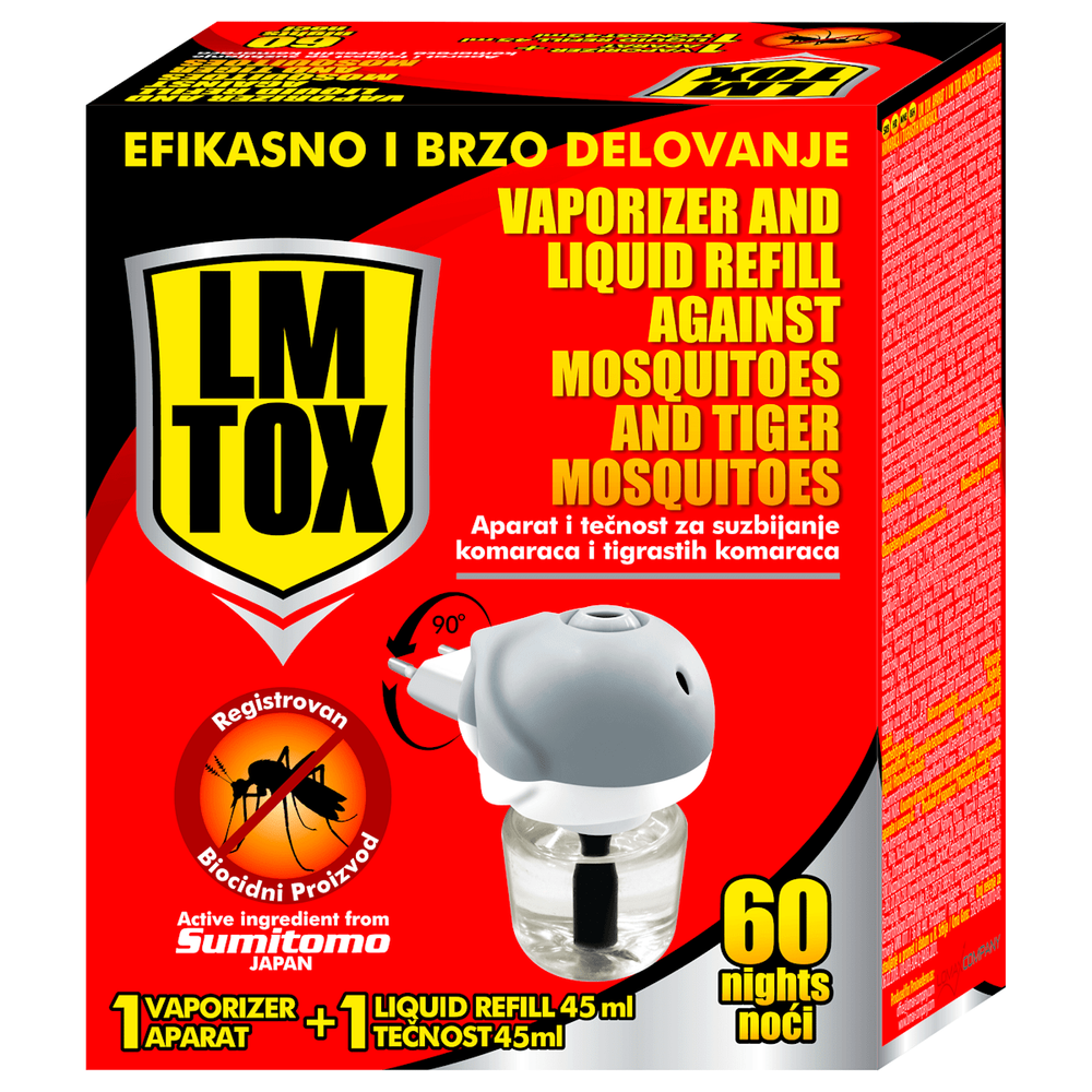 LMX Tox aparat + tečnost protiv komaraca 45ml slika 1