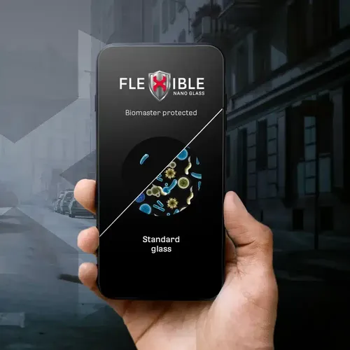 Forcell Flexible 5D - hibridno staklo za iPhone 15 Pro crno slika 2