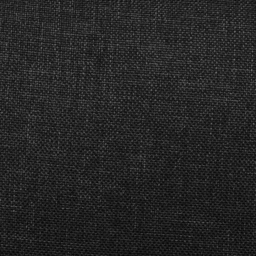 Masažni naslonjač od tkanine crni slika 2