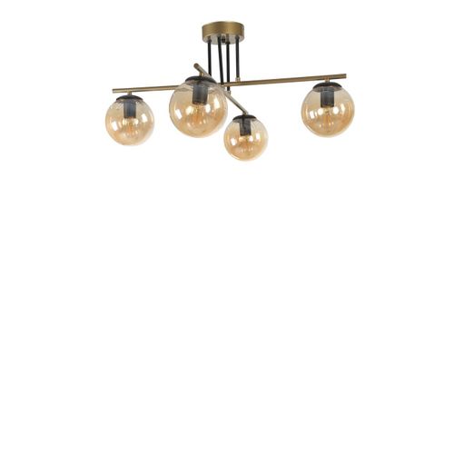 Oslo 4 Lü Eskitme Bal Camlı Avize Gold
Black
Amber Chandelier slika 4