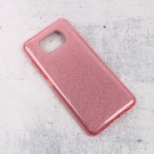 Torbica Crystal Dust za Xiaomi Poco X3/X3 Pro/X3 NFC roze slika 1