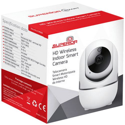 Superior kamera IP, 1080p, WiFi, micro SD, Indoor - HD Wireless Indoor Smart Camera slika 2