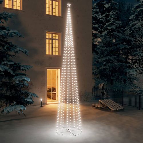 Stožasto božićno drvce 752 tople bijele LED žarulje 160x500 cm slika 1