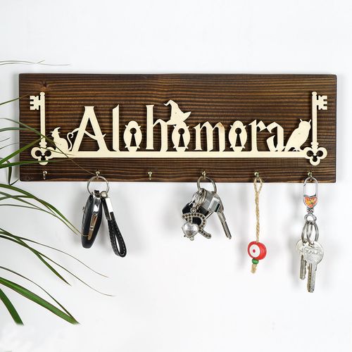 LAZ157 Multicolor Wooden Key Holder slika 3