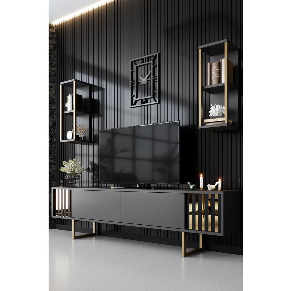 Gold Line - Antracitna, Crna Antracitna TV Jedinica slika 1