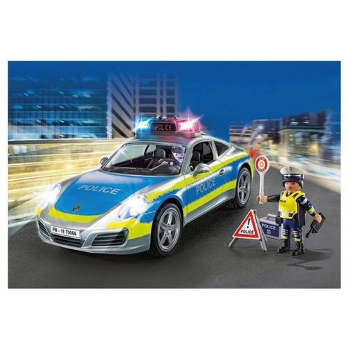 Playset Porsche 911 Carrera 4S Police Playmobil 70066 (36 pcs) slika 5