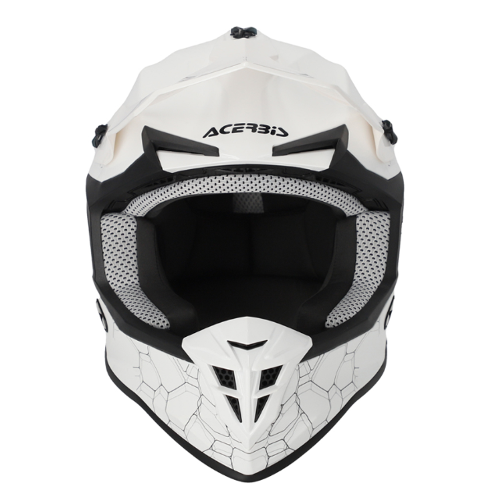 Zatvorena - full face off road kaciga za motor S vel. Acerbis Linear 2206 - Bijela slika 2