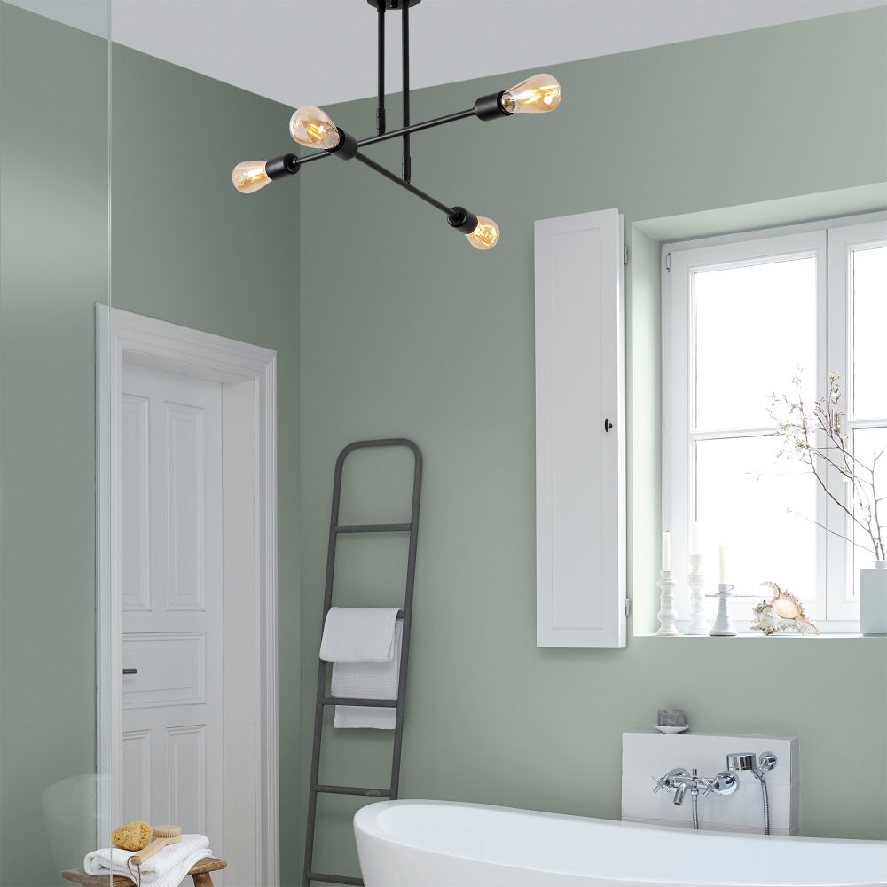 Luster Crni Avangardni 'Flower - 161 - AV' slika 1