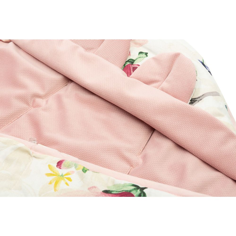 Baršunasti kolević previtač deka xl magnolia pink slika 4
