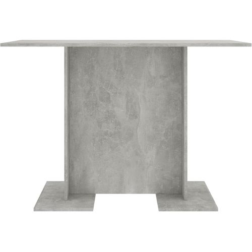 Blagovaonski stol siva boja betona 110 x 60 x 75 cm od iverice slika 24