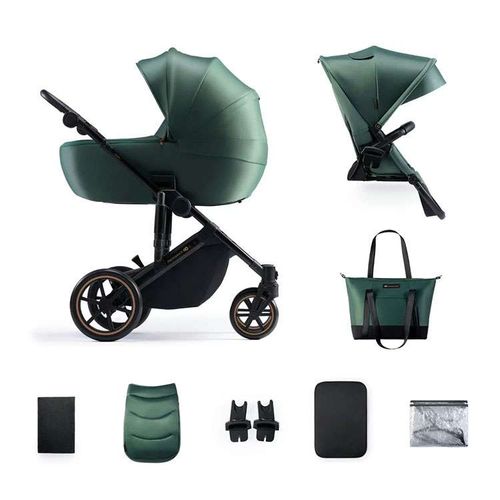 Kinderkraft Kolica 2u1 Prime2 Dark Green slika 5