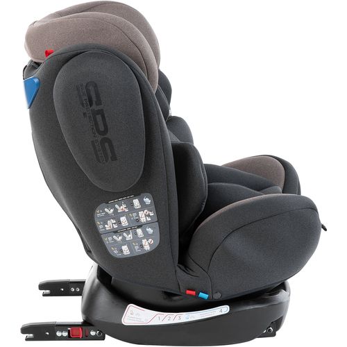 Kikka Boo autosjedalica 4 Fix DOUBLE ISOFIX Brown slika 3