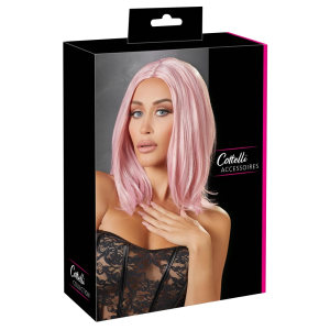 Cottelli ACCESSOIRES Perika, bob, roza