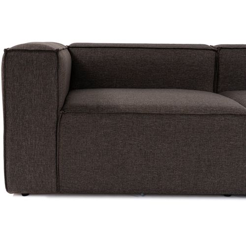 Fora - Ugao Sofa u Tamno Smeđoj Boji slika 9