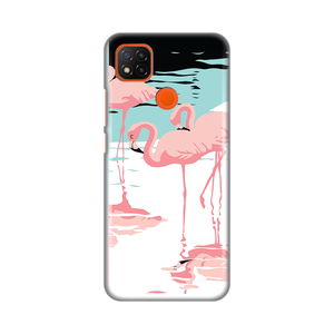 Torbica Silikonska Print za Xiaomi Redmi 9C Pink Flamingos