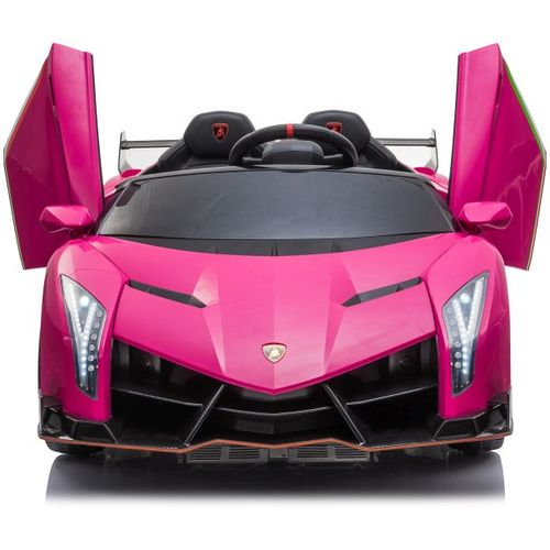Licencirani Lamborghini Veneno rozi- auto na akumulator slika 3