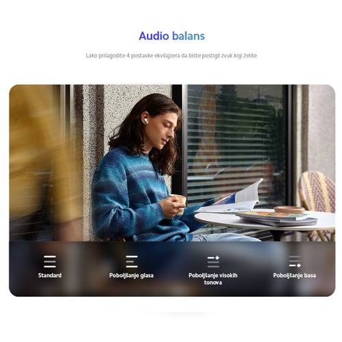 Bluetooth slusalice Xiaomi Redmi Buds 5 bele slika 7