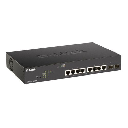 LAN Switch D-Link DGS-1100-10MPV2/E 10/100/1000Mbps 8port/2SFP Smart slika 2