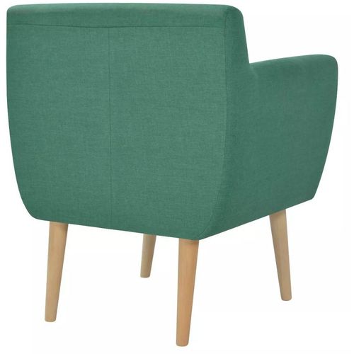Fotelja od tkanine zelena slika 3