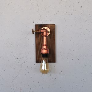 Pp176 Wooden Wall Lamp