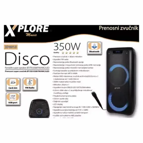 Karaoke sistem Xplore XP8815 Disco slika 2