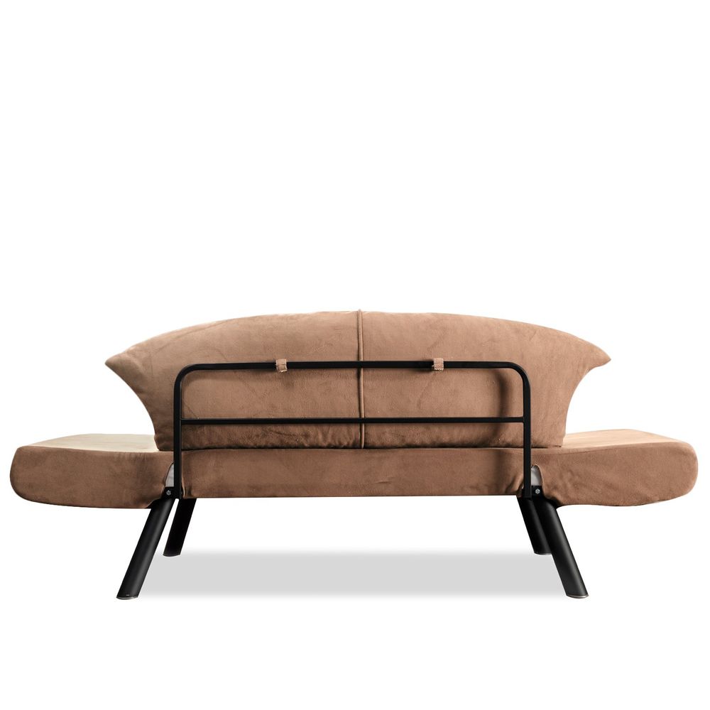 Genzo - Svijetlosmeđi Dvosjedni Sofa-Krevet slika 5