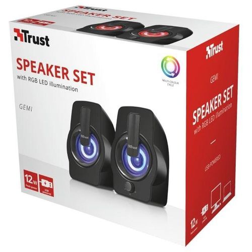 Trust GEMI 2.0 SPEAKER RGB BLACK 12W (22948) slika 4