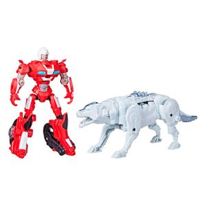 Transformers Rise of the Beasts Beast Alliance Combiner Arcee &#38; Silverfang figure 13cm