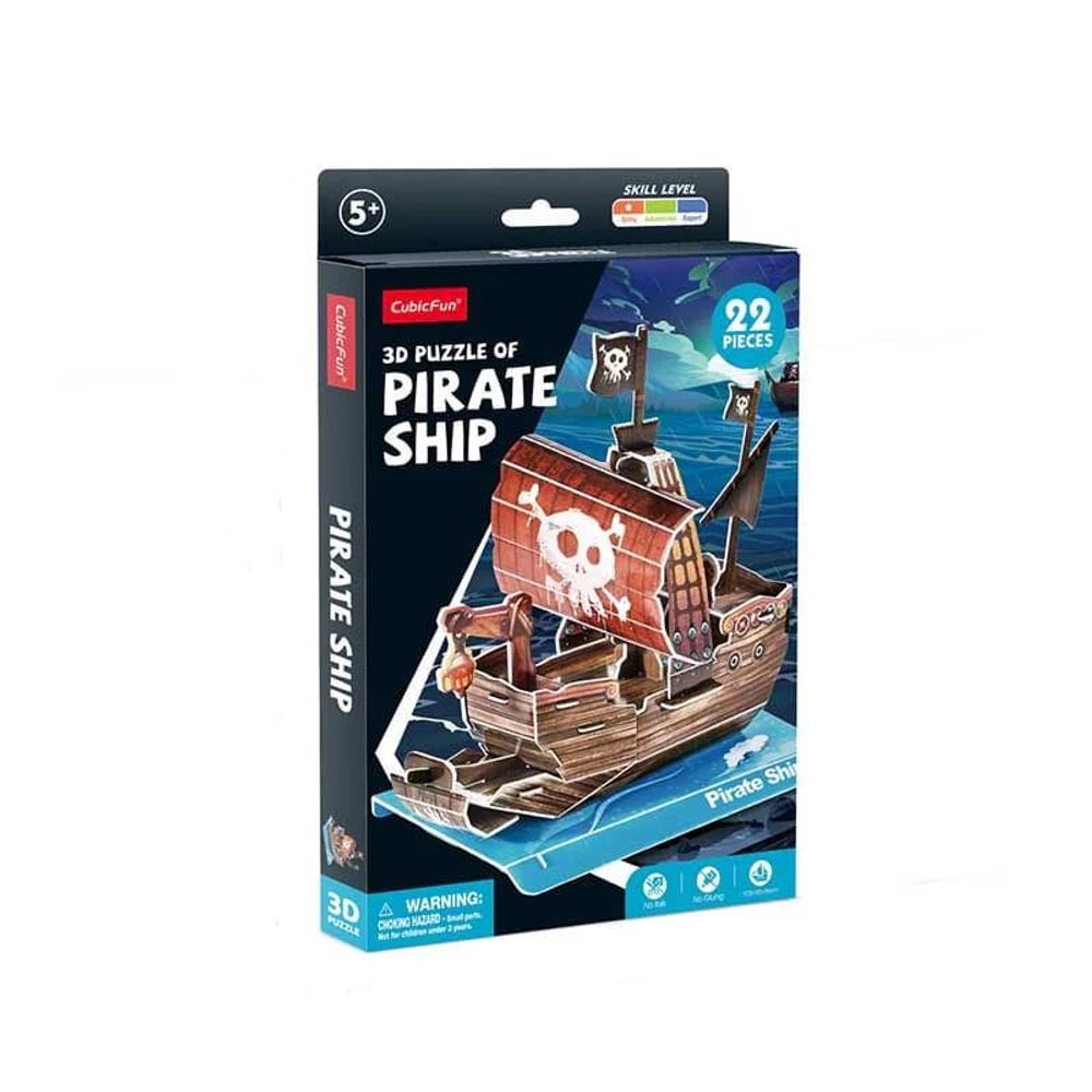 CubicFun CBF231996 3D Puzzle Pirate Ship W3121h slika 1