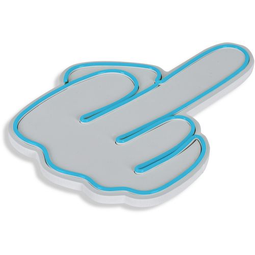 Wallity Ukrasna plastična LED rasvjeta, Middle Finger - Blue slika 4