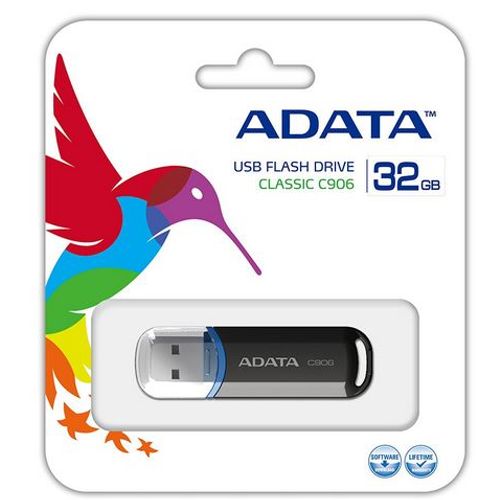 Adata USB Fleš 32GB USB 2.0 AC906-32G-RBK crni slika 3