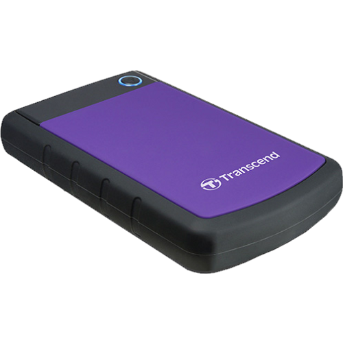 Transcend TS1TSJ25H3P External HDD 1TB, H3P , USB3.0, 2.5", Anti-shock system, Backup software, 216 gr, Black/Purple slika 2