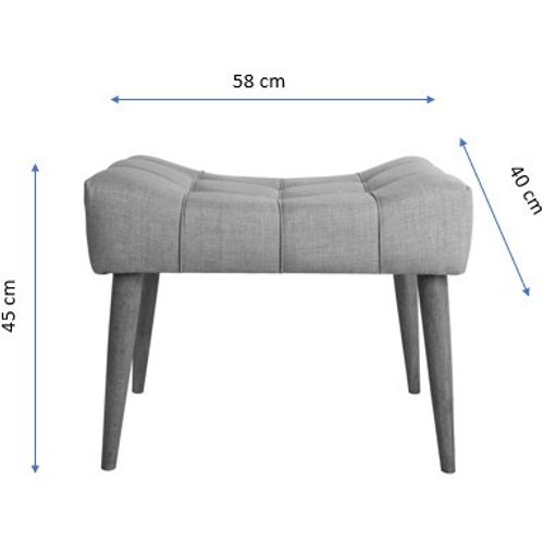 Atelier Del Sofa Tabure, New Cool - Cream slika 5