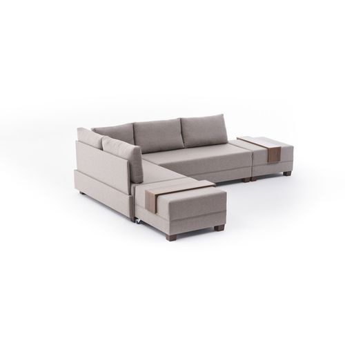 Atelier Del Sofa Kutna garnitura na razvlačenje FLY, lijeva, krem, Fly Left - Cream slika 7