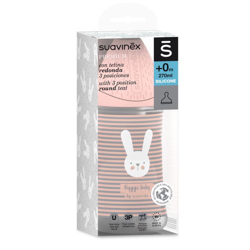 Suavinex Flašica 270Ml 3P S Roze slika 3