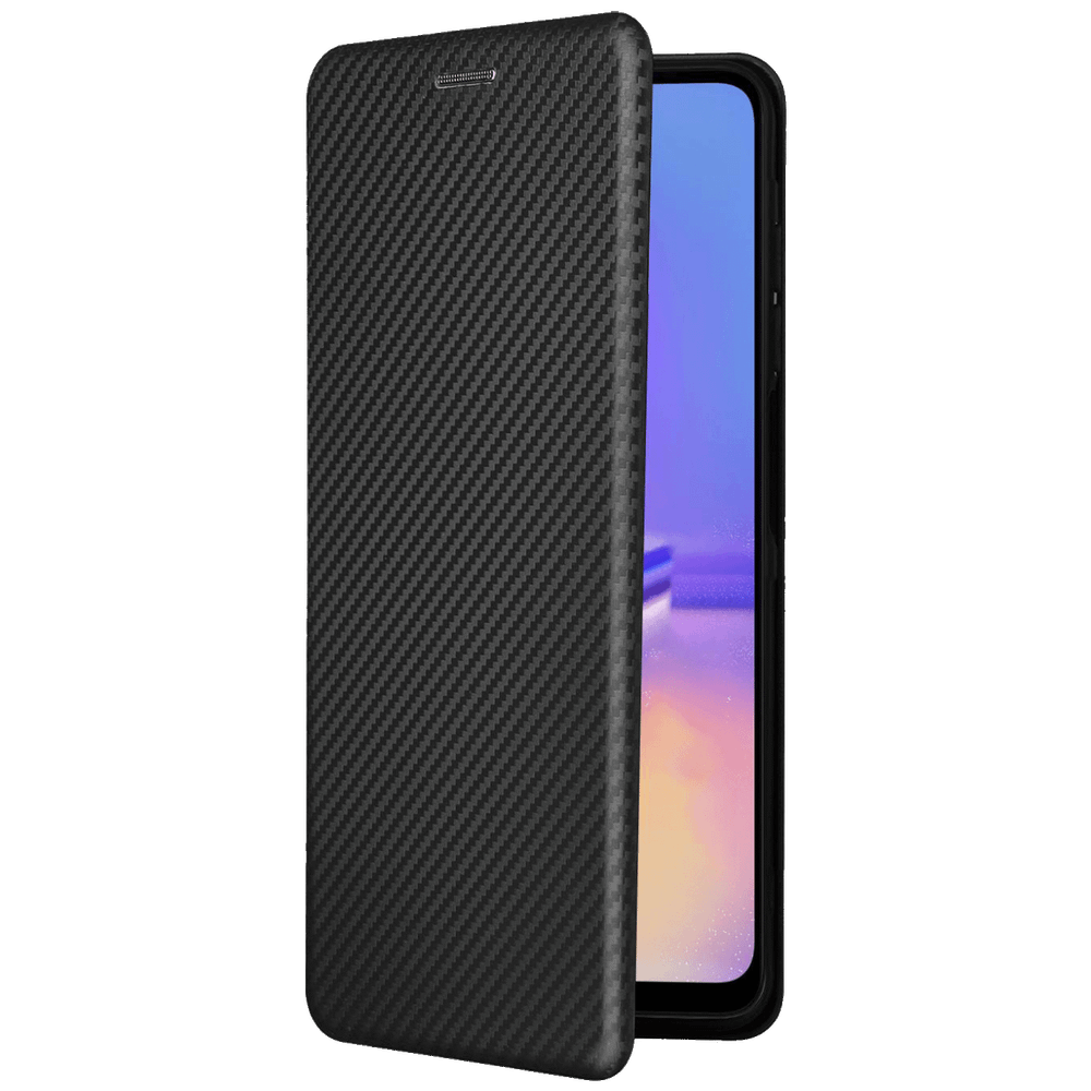 NN-Su Futrola preklopna za Samsung A07, koža, crna - Galaxy A07 Flip Leather Phone Case slika 2