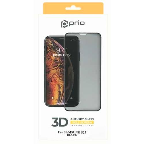 Prio 3D Anti-Spy kaljeno staklo za Samsung S23 crno slika 2