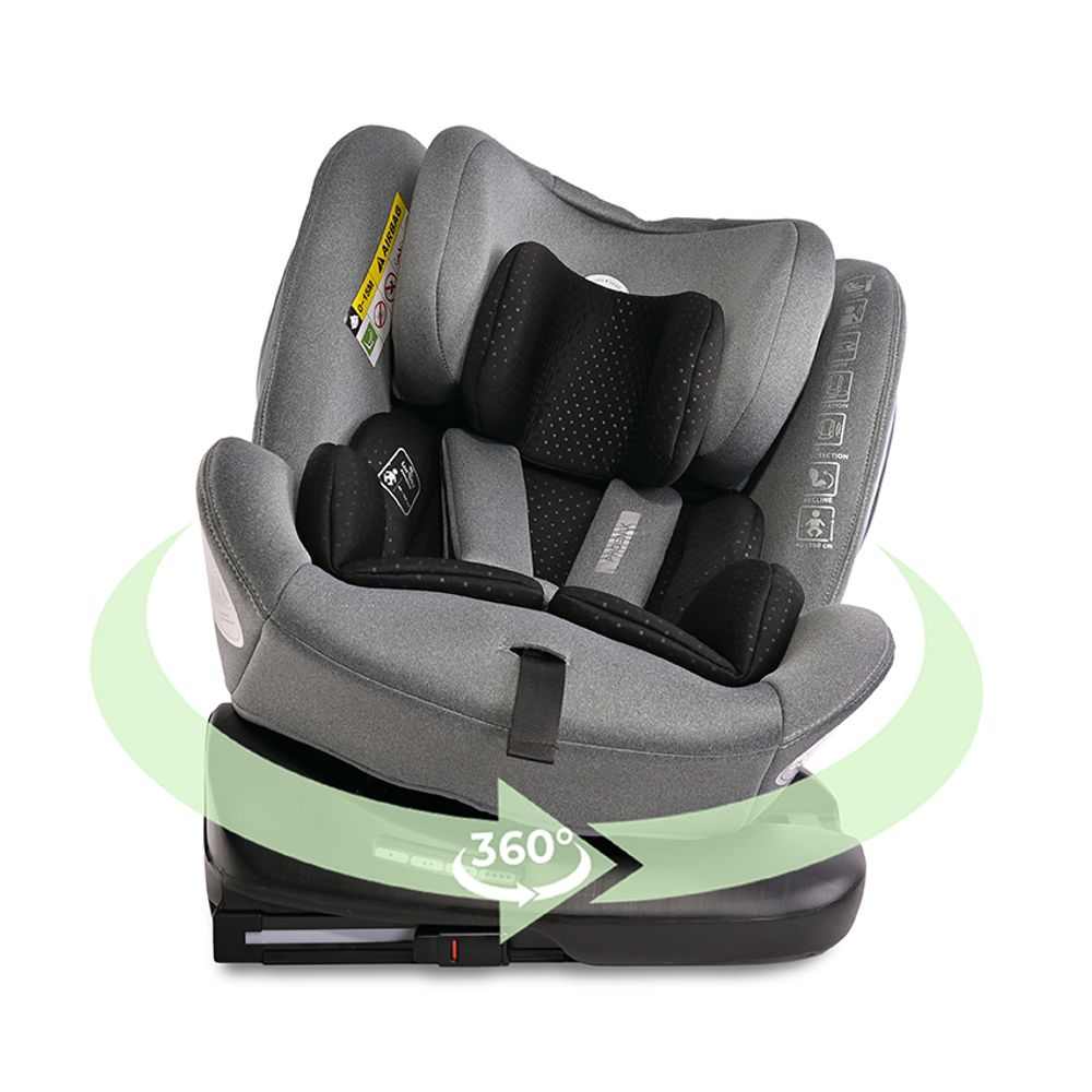 Lorelli Autosjedalica Phoenix i-Size Isofix 40-150cm Grey Jasper slika 4