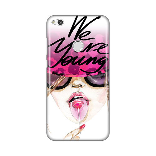 Torbica Silikonska Print Skin Za Huawei Honor 8 Lite/P8 Lite 2017/P9 Lite 2017 We Are Young slika 1