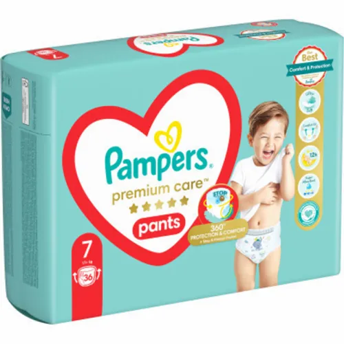 Pampers pelene-gaćice Premium Care veličina 7 36 kom slika 1