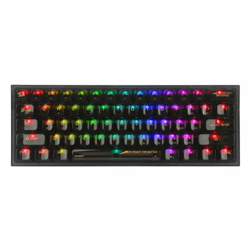 Tastatura Redragon Fizz RGB mehanička crna slika 1