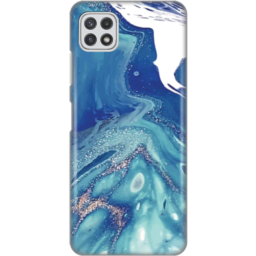 Maska Silikonska Print za Samsung A22 5G Blue Marble slika 1