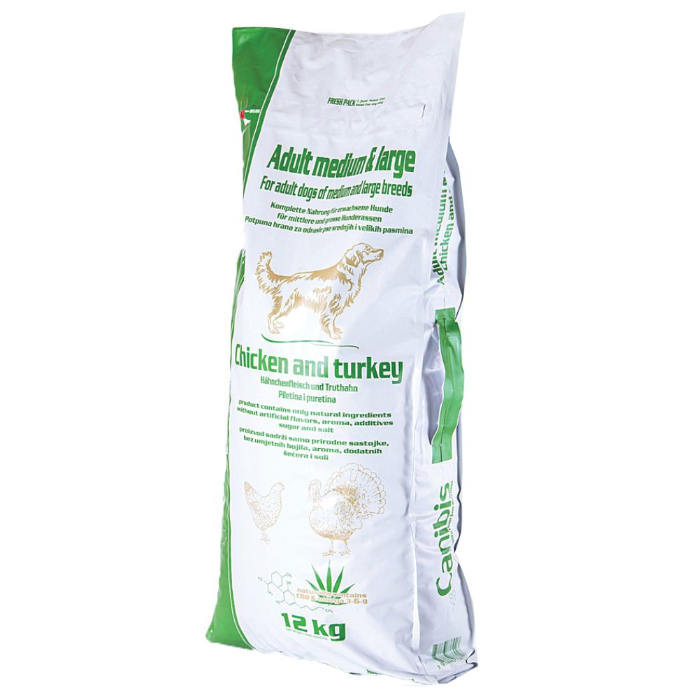 Canibis Adult Medium/Large piletina i puretina 12 kg slika 1