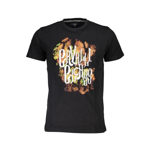 CAVALLI CLASS T-SHIRT SHORT SLEEVE MAN BLACK slika 1